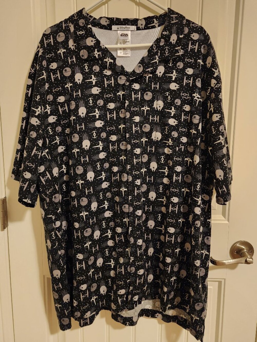 Star Wars Galactic Ships XXXL, 3XL, button-up shirt, Disney